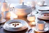 DUO WHITE Servierplatte 35 cm HEMINGWAY New Bone China Produktbild-Vorschau 2
