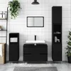 vidaXL Kúpeľňová skrinka čierna 80x33x60 cm Materiál drevo Náhľad obrázku produktu 2
