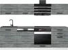 Belini Küchenzeile Küchenblock Linda - Küchenmöbel 240 cm Produktbild-Vorschau 1