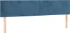 vidaXL Kopfteile 2 Stk. Dunkelblau 90x5x78/88 cm Samt - Produktbild-Vorschau 2