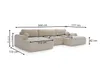GrainGold Ecksofa U-Form Savana - Ecksofa mit Produktbild-Vorschau 9