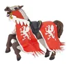 Papo Figurine Cheval Du Roi Avec Armoiries Du Dragon Rouge Voir les images du produit 1
