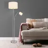 RGB LED Stehlampe, flexible Leseleuchte, Textil sandfarben, Produktbild-Vorschau 2