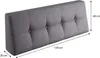 Lermowood Kissen „Verona“ für Palettenmöbel 120x40 Grau – Produktbild-Vorschau 2