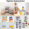 Lot de 16 boîtes de conservation avec couvercle pour la Voir les images du produit 3