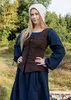 Mittelalter Korsage Tilda, braun aus Baumwolle - Mieder Produktbild-Vorschau 2