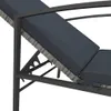 Lettini prendisole 2 pezzi con tavolo in rattan grigio Anteprima dell’immagine prodotto 9