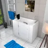 Sitzbadewanne Senioren Wanne Sitzwanne mit Tür S08-TH-B-L Produktbild-Vorschau 2