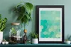 Bild 20x30 MDF-Rahmen, Wandkunst Geometrischer Hintergrund Produktbild-Vorschau 2