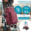 Wózek na zakupy z gumową szyjką i regulowaną wysokością Podgląd zdjęcia produktu 5