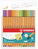 STABILO Fineliner -  point 88 - 18er Pack - 18 verschiedene Produktbild-Vorschau 1