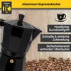 Karl Krüger 501S Alu-Espressocher Italiano schwarz, 3 Produktbild-Vorschau 3