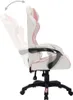 Gaming-Stuhl mit RGB LED-Leuchten Rosa und Schwarz Produktbild-Vorschau 5