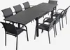 An outdoor dining set with a table and chairs. Anteprima dell’immagine prodotto