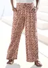 VIVANCE Palazzohose aus luftig-leichter We braun-creme Produktbild-Vorschau 3