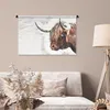 MuchoWow® Wandteppich Wandbehang Scottish Hochlandrind - Produktbild-Vorschau 5