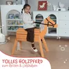 Pink Papaya Holzpferd aus massivem Holz, Braun, 60 cm Produktbild-Vorschau 2