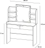 HOME DELUXE - Schminktisch KYLIE - Farbe: Weiß - 130 x 80 x Produktbild-Vorschau 7
