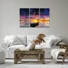 Bild auf Leinwand - Leinwandbild - Boot Sonnenuntergang See Produktbild-Vorschau 6