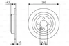 2x BOSCH Bremsscheibe 0 986 479 A08 für MINI Schrägheck Produktbild-Vorschau 3