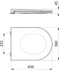 Delabie WC-Sitz Slim S21 schwarz Duroplast mit Deckel Anteprima dell’immagine prodotto 4