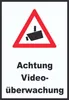 Achtung Videoüberwachung Schild A5 (148x210mm) Produktbild-Vorschau 1