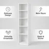 Libreria Arrocco, 50x31x183 cm, libreria a 5 ripiani in Anteprima dell’immagine prodotto 4