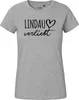 Huuraa Damen T-Shirt Lindau Bodensee verliebt XL Sport Grey Produktbild-Vorschau 2