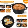 Gusseisen Topf Brot backen - Brotbackform mit Deckel 26CM Produktbild-Vorschau 2