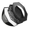Walimex pro Octagon Softbox PLUS Orange Line 120, Czarny, Podgląd zdjęcia produktu 2
