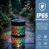 Lot de 2 lampes solaires décoratives, effet mandala, pour Voir les images du produit 3