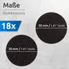 ECENCE 18x samolepiaci suchý zips, okrúhle samolepiace Náhľad obrázku produktu 5