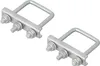 Support en U carré 60mm pour pince roue jockey - lot de 2 Voir les images du produit 2