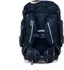 The back view of a dark blue backpack with a space-themed pattern. Náhled obrázku produktu