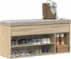 vidaXL Schuhbank Sonoma-Eiche 102x30,5x45 cm Holzwerkstoff Produktbild-Vorschau 2