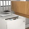HOMCOM Mobilny kontener z 3 szufladami, szafka na dokumenty Podgląd zdjęcia produktu 5