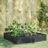vidaXL Podwyższone łóżko antracyt 100x100x33,5 cm stal Podgląd zdjęcia produktu 2