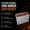 GastroHero Tiefkühltruhe ECO 200 mit Glasschiebedeckel – Produktbild-Vorschau 3