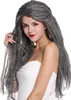 WIG ME UP Perücke Krepplocken Schwarz Grau Hippie Hexe Produktbild-Vorschau 4