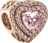 Pandora étincelant cœur à plusieurs niveaux Charm 789218C01 Voir les images du produit 6
