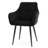 NEW HOME Krzesło glamour QUATTRO tapicerowane krzesło do Podgląd zdjęcia produktu 3