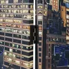 LED-Paravent Trennwand Raumteiler New York, Timer, Produktbild-Vorschau 7