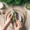 Súprava 12 krúžkov na obrúsky - kovový geometrický dizajn Náhľad obrázku produktu 2