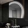 Unregelmäßiger asymmetrischer angeschnitten Spiegel mit LED Produktbild-Vorschau 1