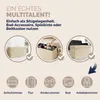 CASARIA® Sitzbank mit Stauraum Beige Cord Faltbar Sitzbank Produktbild-Vorschau 5