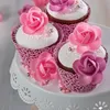 Oblaten Rosen rosa/lila, 8 Rosen-Dekore für Tortendeko aus Produktbild-Vorschau 2