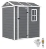 Outsunny Gerätehaus Kunststoff 2,1m² 186 x 130 x 199cm Produktbild-Vorschau 1