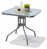 Table de bistrot Table de balcon Table de jardin Argent Voir les images du produit 2