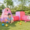 4-Teiliges Kinder Spielzelt Tunnel Spielplatz Pop-up Produktbild-Vorschau 5