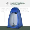 Outsunny Pop up Duschzelt Toilettenzelt Camping Produktbild-Vorschau 3